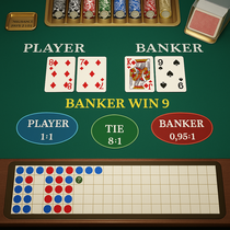 GQBetGames - Baccarat Tafelspel - Simpel en Elegant Kaartspel